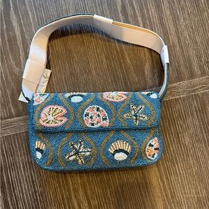 Brand new Beaded Seashell Purse